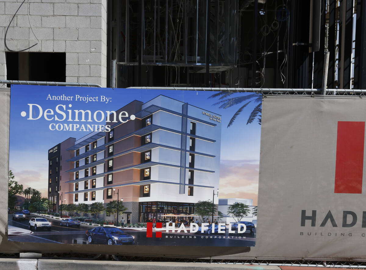 Construction is underway at the Atwell Suites hotel in the Water Street District of downtown He ...