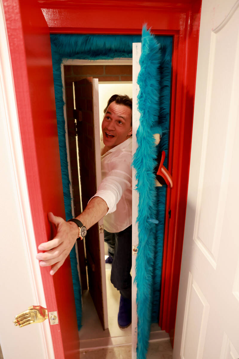 The Flom home features numerous custom-made doors. (K.M. Cannon/Las Vegas Review-Journal) @KMCa ...