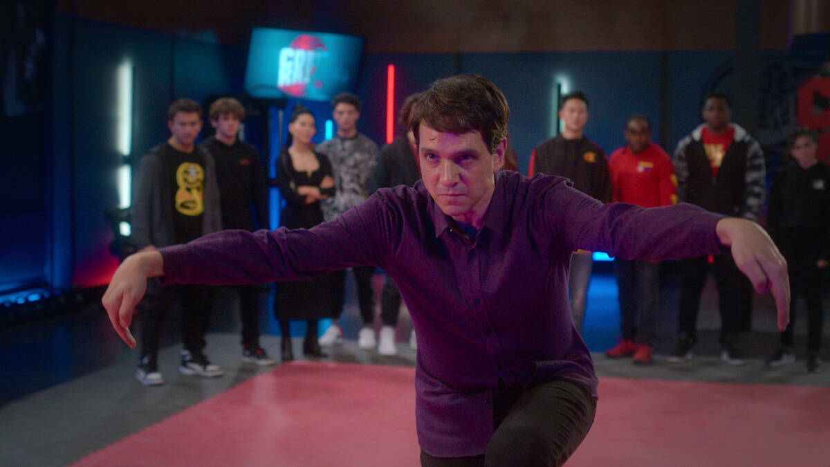 Ralph Macchio as Daniel LaRusso in a scene from Season 5 of "Cobra Kai." (Netflix)