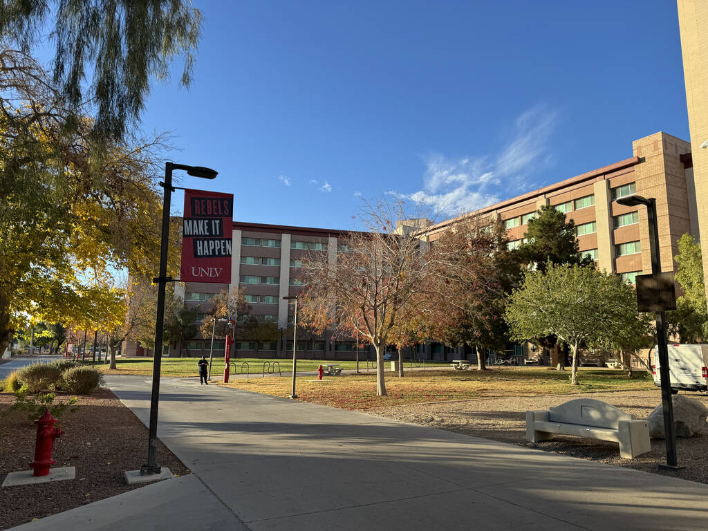 UNLV campus in Las Vegas Thursday, Dec. 7, 2023. (K.M. Cannon/Las Vegas Review-Journal) @KMCann ...