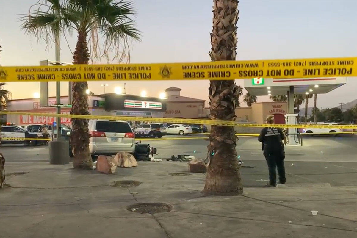 A Metropolitan Police Department officer and another person were seriously injured after a vehi ...