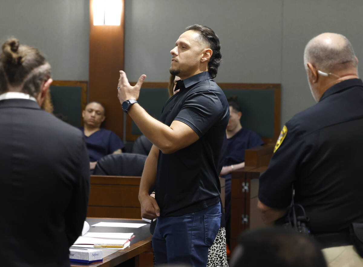 Alberto Sarabia, the father of 11-year-old Angelina “Angie” Erives, delivers his ...