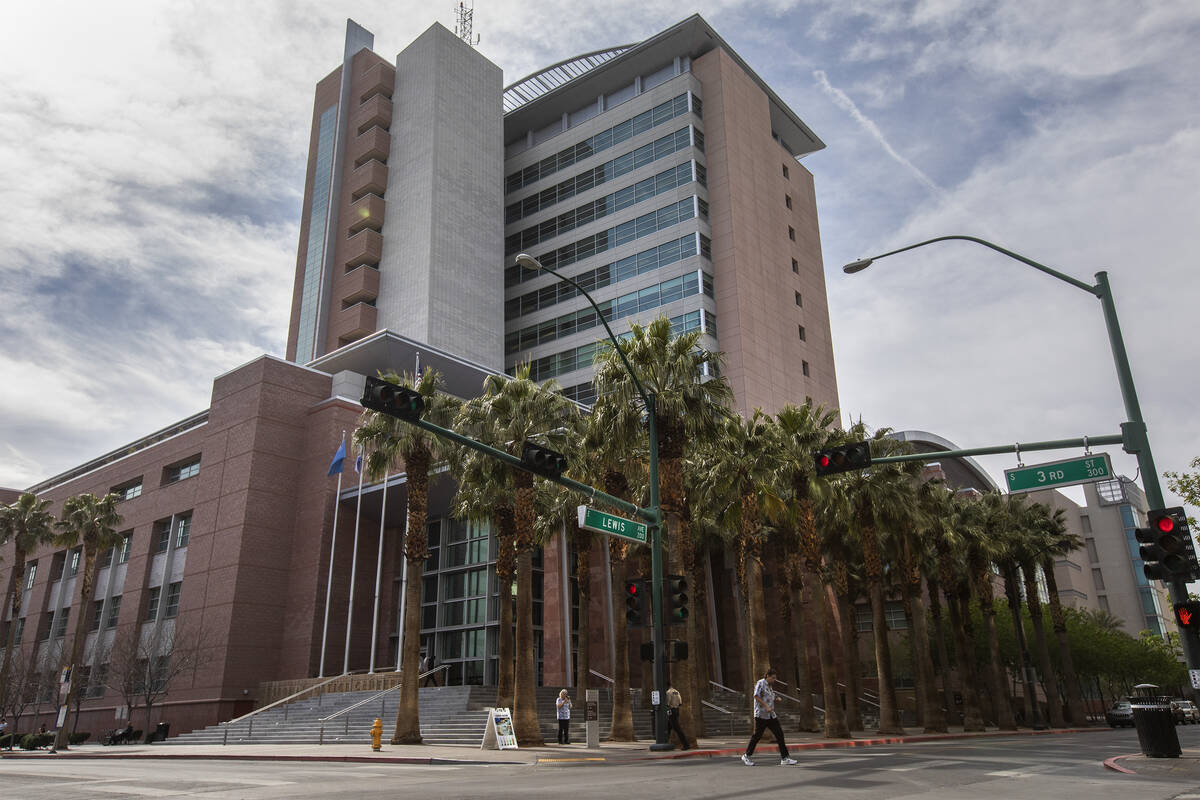 The Regional Justice Center in Las Vegas. (Ellen Schmidt/Las Vegas Review-Journal) @ellenkschmidt_