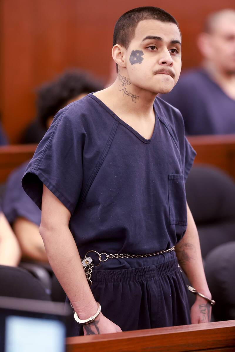 Jesus Ayala, 18, who with Jzamir Keys, 17, is accused of killing a former California police chi ...