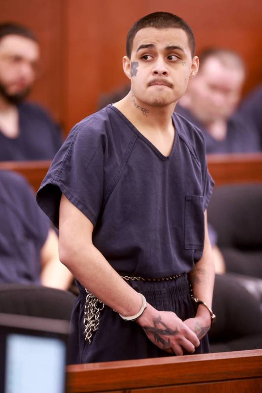 Jesus Ayala, 18, who with Jzamir Keys, 17, is accused of killing a former California police chi ...