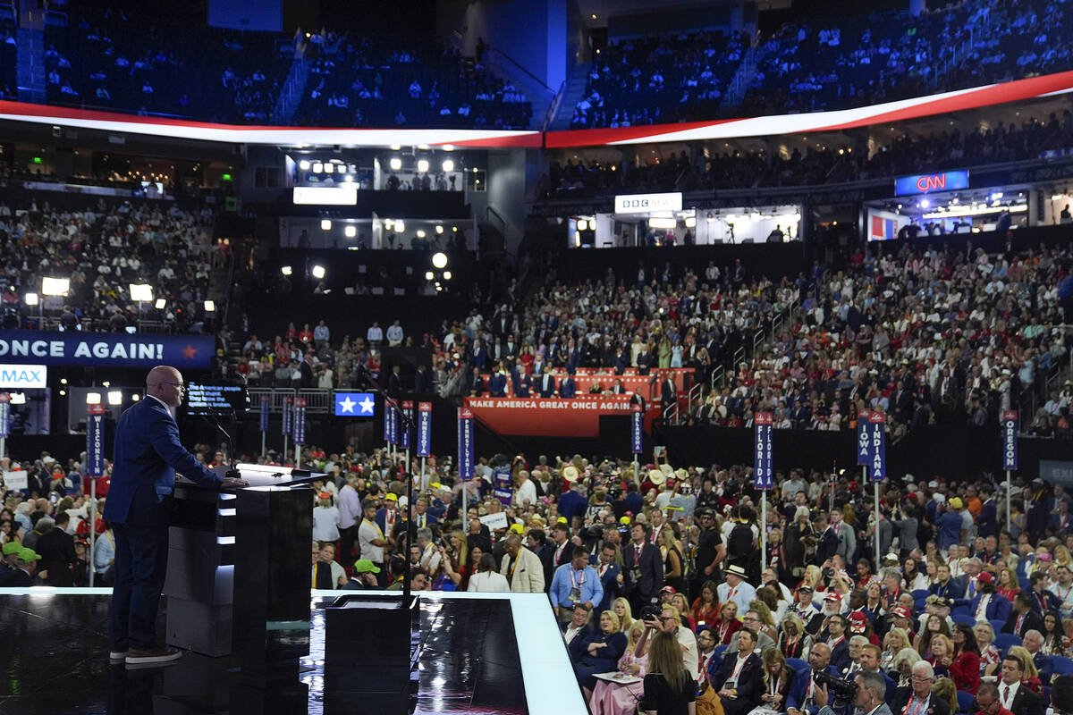 Sean O'Brien, President of the International Brotherhood of Teamsters, speaks on the first day ...