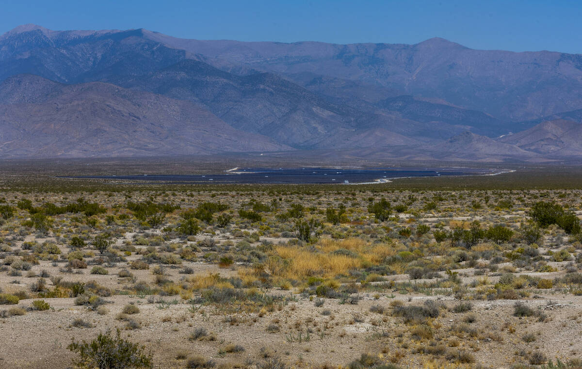 One of the solar companies operating in the Pahrump Valley, as others seek to build facilities ...