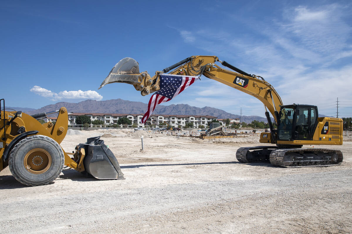 The beginnings of Decatur Rome Senior Apartments during the Ceremonial Groundbreaking, Monday, ...