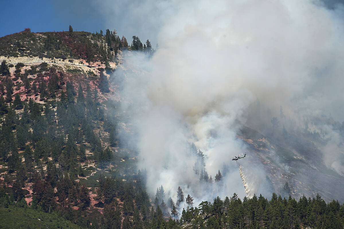 Davis Fire near Reno rages on with some containment as winds blow flames Local Nevada Local