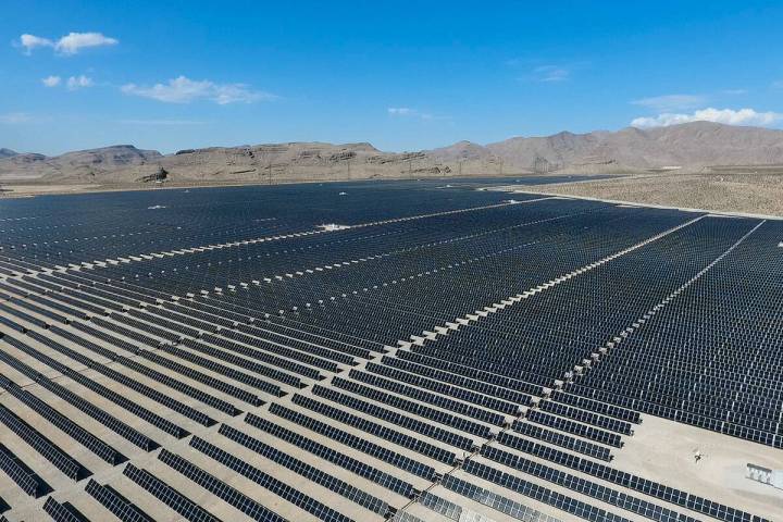 MGM International's existing Mega Solar Array project that generates 90 percent of the energy i ...
