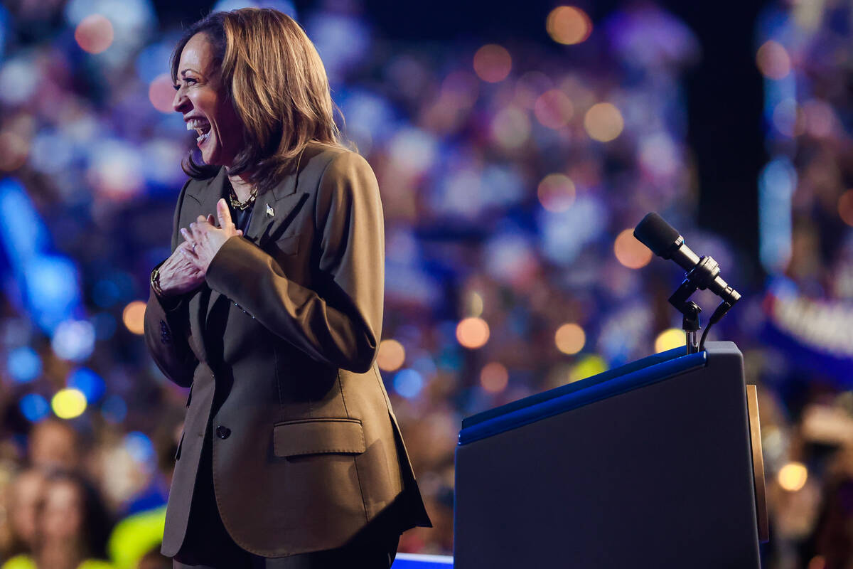 Kamala Harris holds second rally in Las Vegas as Democratic