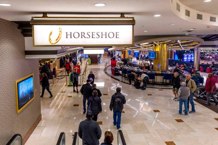Horseshoe pictured in a photo from Thursday, Dec. 15, 2022, in Las Vegas. (L.E. Baskow/Las Vega ...