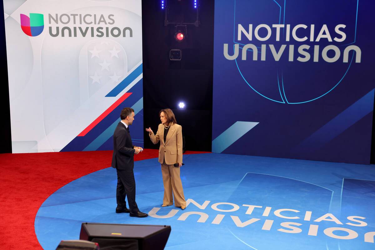 Kamala Harris holds Univision town hall with Latino voters in Las Vegas ...