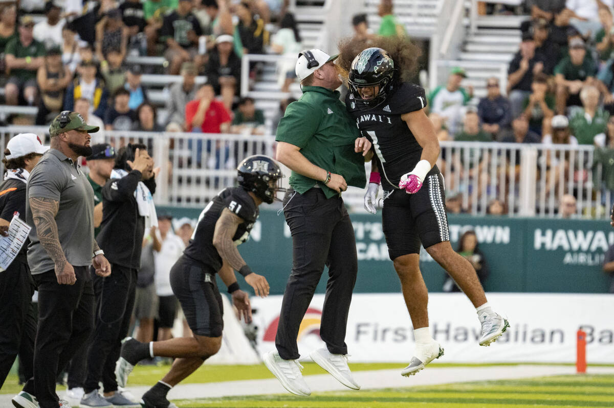 UNLV football beats Hawaii behind Ricky White III UNLV Football Sports UNLV