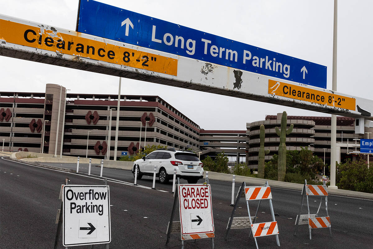 Cost To Park At Las Vegas Airport www.reviewjournal.com