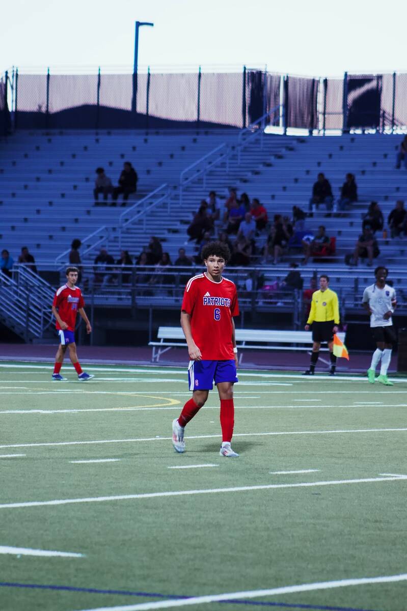 Liberty's Justin Gilliland is a member of the Nevada Preps All-Southern Nevada boys soccer team.