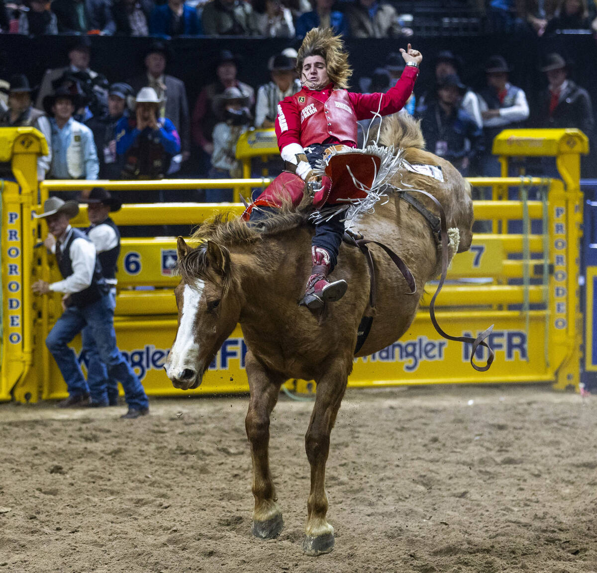 2024 NFR Rocker Steiner seeks first world title in bareback riding National Finals Rodeo