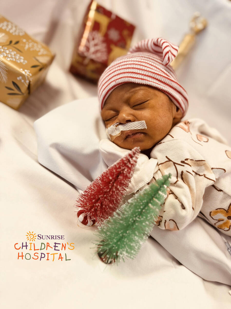 The tiniest patients at Sunrise Children’s Hospital's Neonatal Intensive Care Unit in Las Veg ...