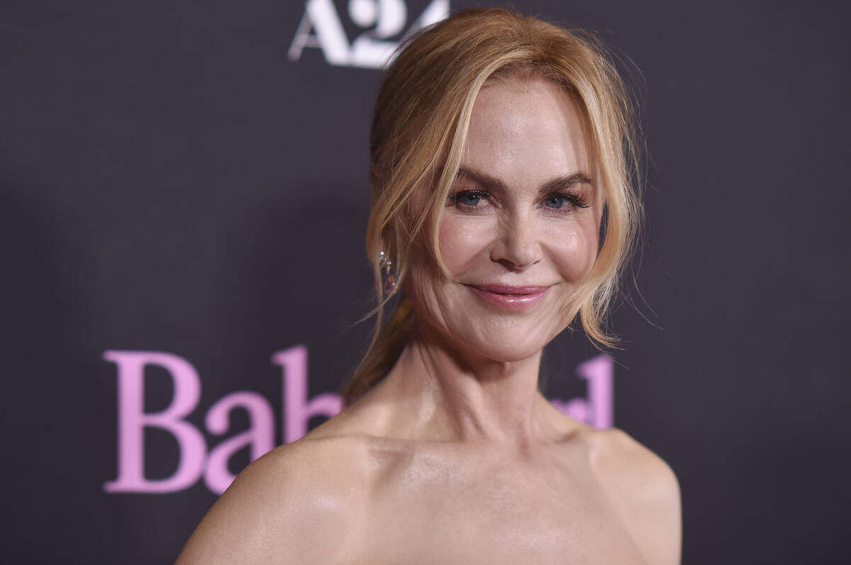 Nicole Kidman arrive at the premiere of "Babygirl" on Wednesday, Dec. 11, 2024, at th ...