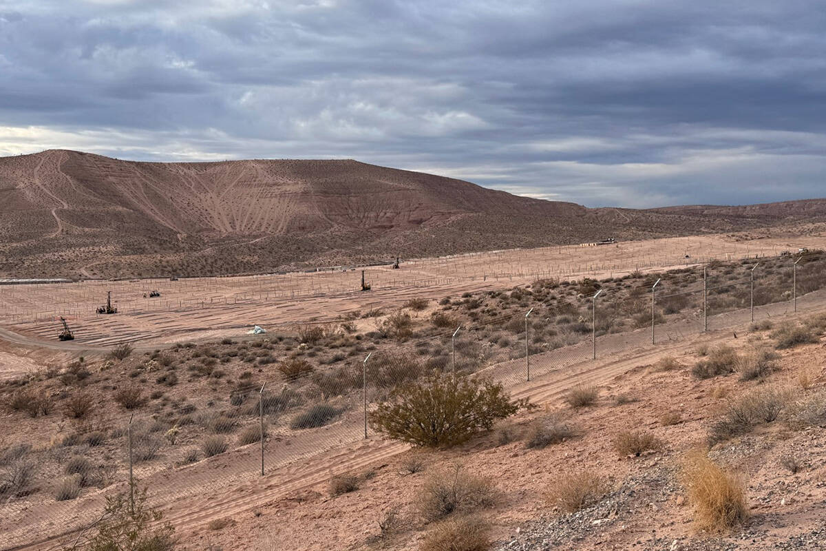 The site of the new Escape Solar project in Lincoln County. (Bechtel)