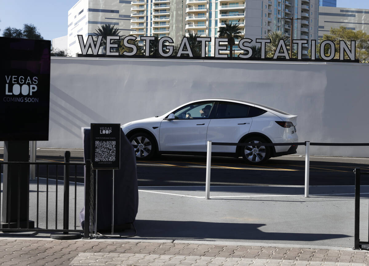 Boring Company’s Vegas Loop Westgate station plans to open Saturday ...