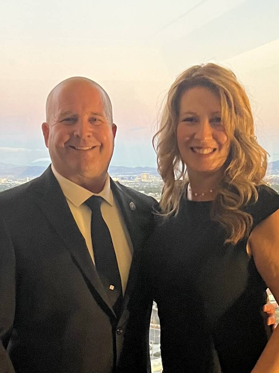 Dane and Lisa Mattoon are shown in a current photo. Dane proposed to Lori at Texas Station on N ...