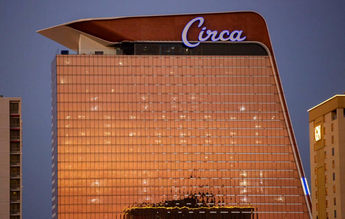 A view of Circa on Tuesday, Oct. 20, 2020. (Chase Stevens/Las Vegas Review-Journal) @csstevensphoto