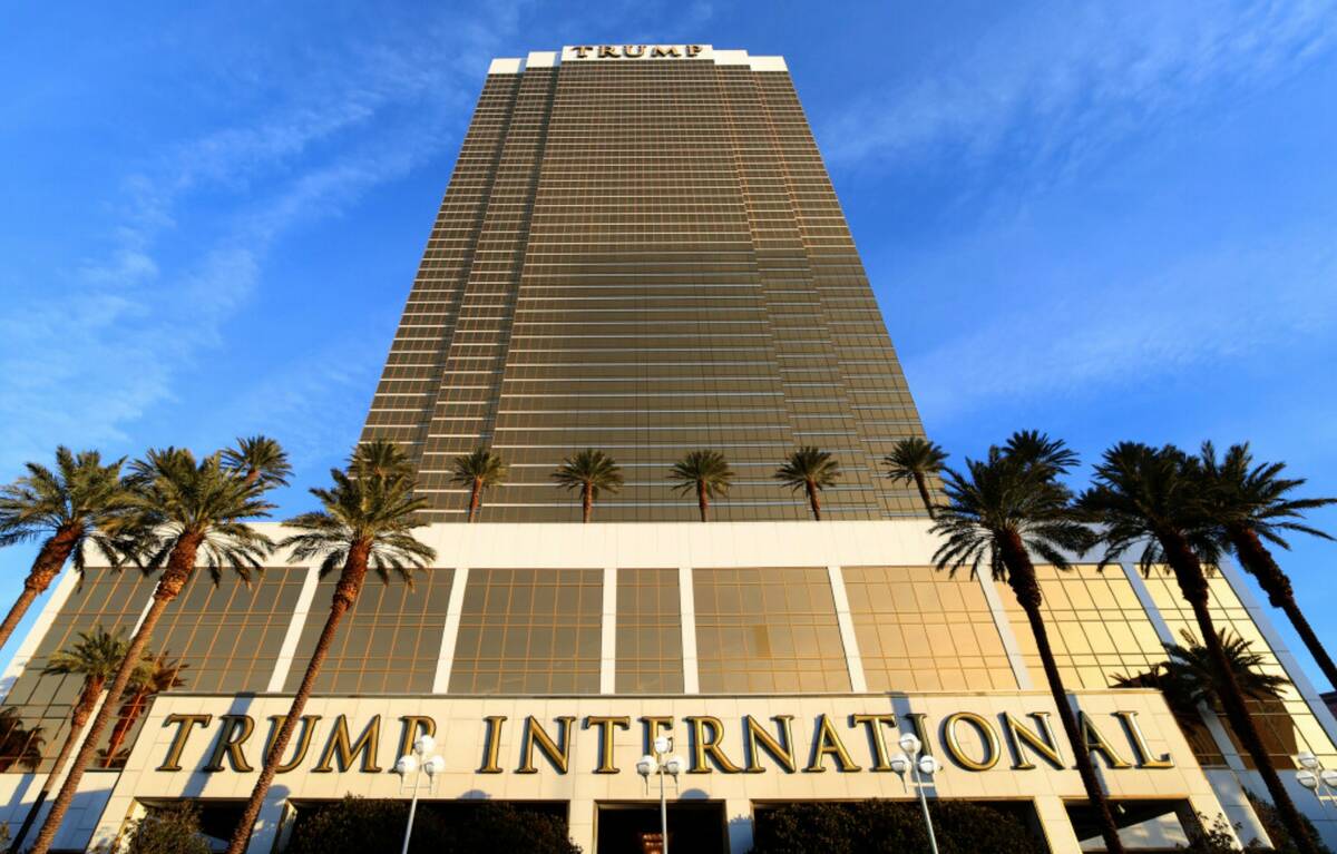 Trump International Hotel on Thursday, Jan. 2, 2025, in Las Vegas. (Bizuayehu Tesfaye/Las Vegas ...