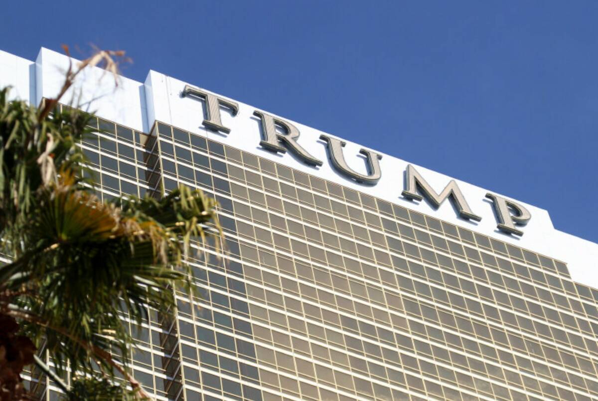 A view of Trump International Hotel in Las Vegas Thursday, Jan. 2, 2025, in Las Vegas. (AP Phot ...