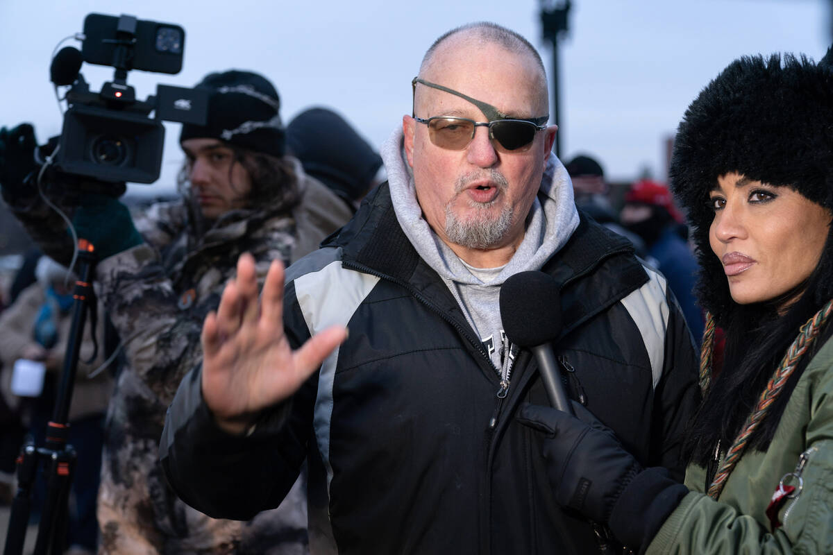 President Donald Trump supporter Oath Keepers founder Stewart Rhodes convicted on charges relat ...