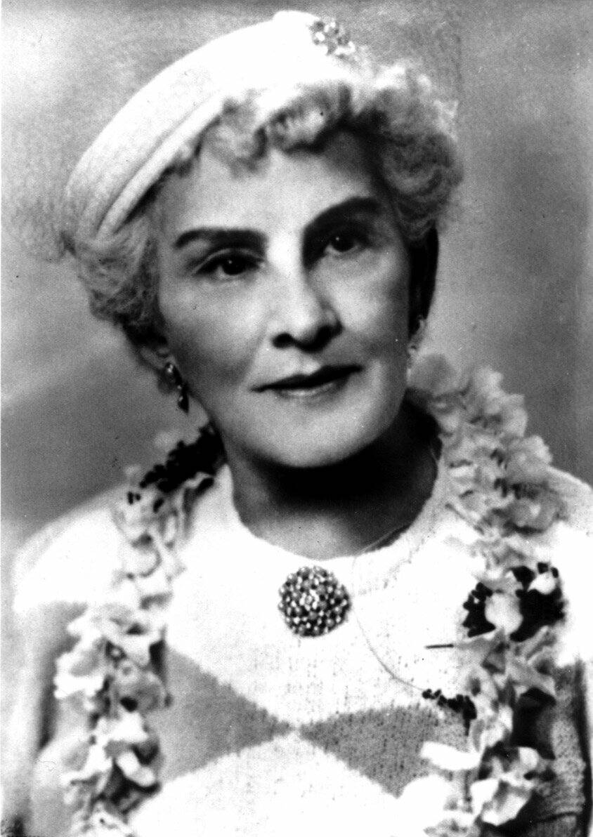 Bertha Raffetto, creator of Nevada's state song, in 1952