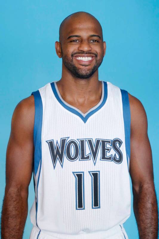 Minnesota Timberwolves John Lucas III poses during the Minnesota Timberwolves NBA basketball te ...