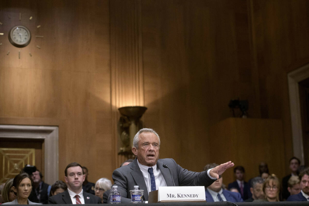 Robert F. Kennedy, Jr., President Trump's nominee to serve as Secretary of Health and Human Ser ...