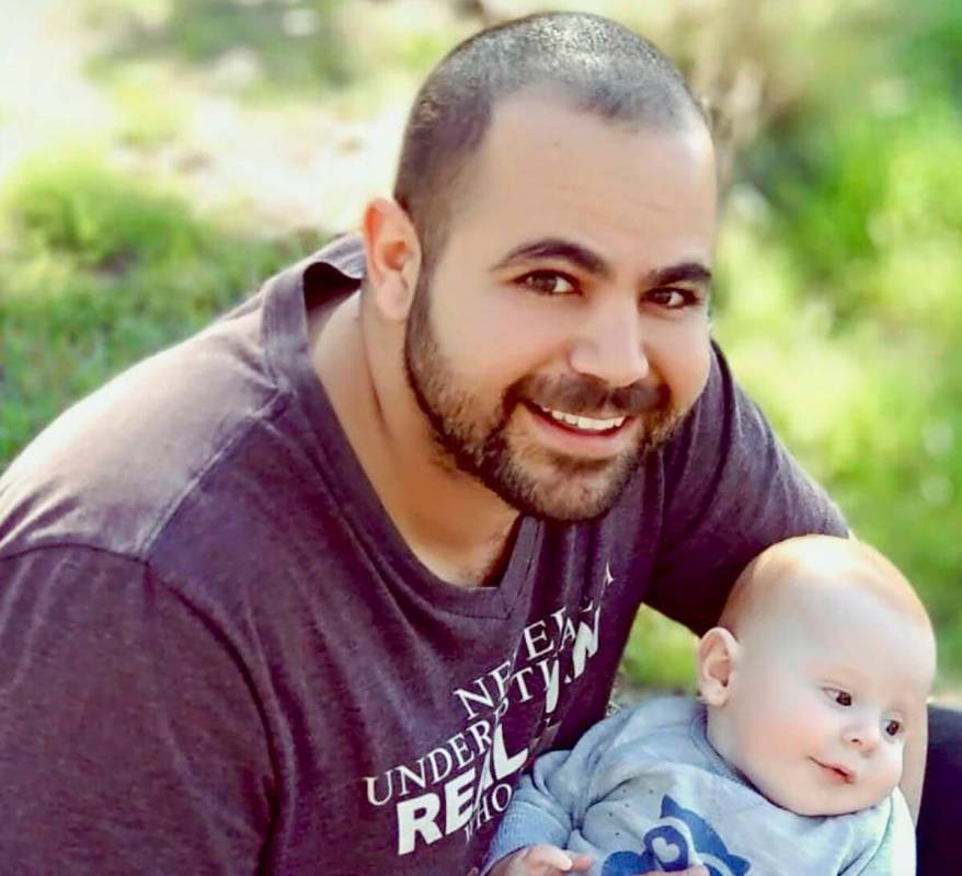This undated photo provided by Hostages Family Forum shows Yarden Bibas, who was abducted and b ...