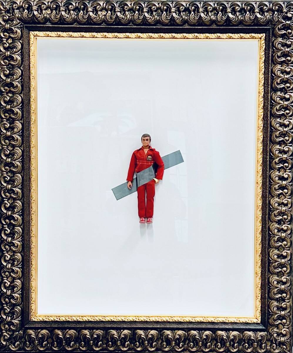 "Six Million Dollar Man With Banana" featuring the Steve Austin action figure. (Animazing Gallery)