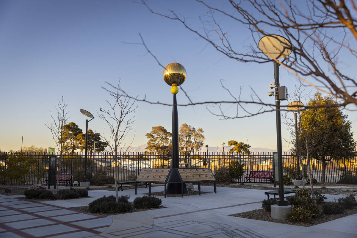 A view of Historic Westside Legacy Park on Thursday, Jan. 30, 2025, in Las Vegas. (Chase Steven ...