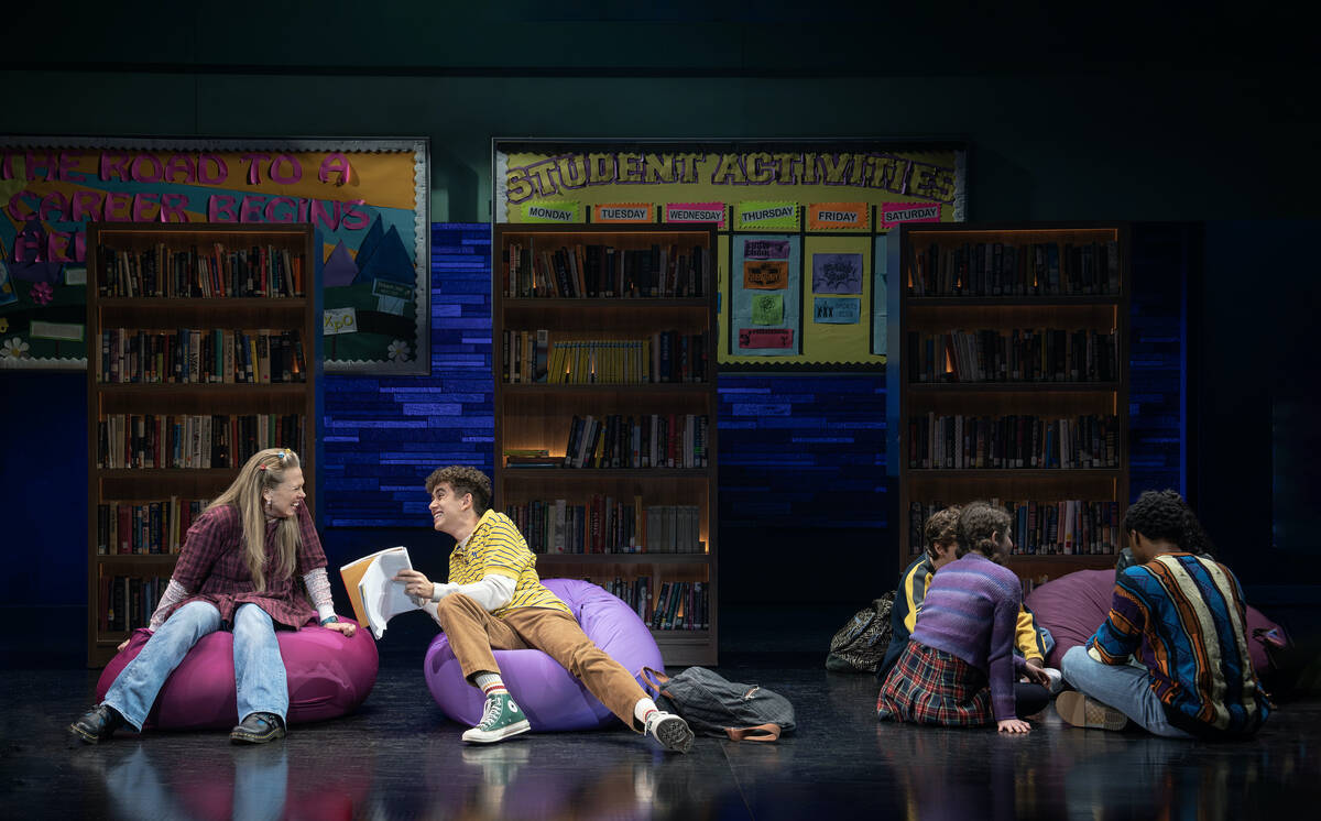 Carolee Carmello and Miguel Gil are shown in the national four of "Kimberly Akimbo," playing Fe ...