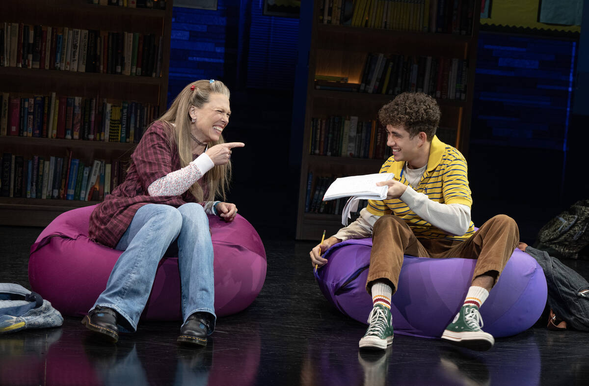 Carolee Carmello and Miguel Gil are shown in the national four of "Kimberly Akimbo," playing Fe ...