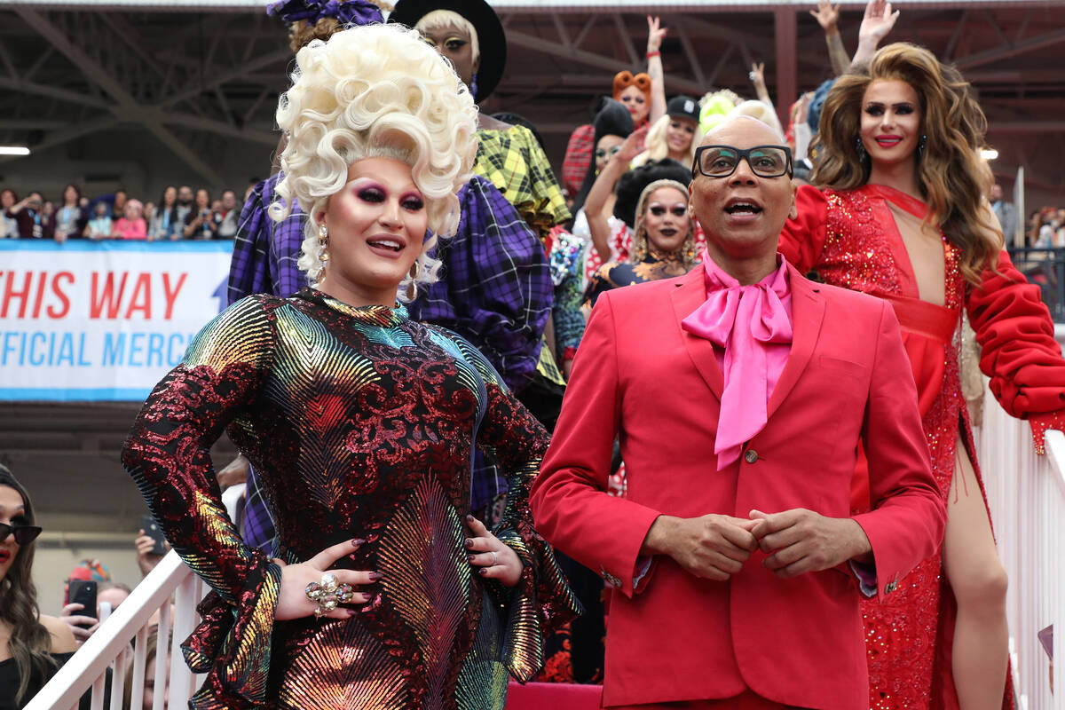 The Vivienne and RuPaul attend RuPaul's DragCon UK 2020 at Olympia London on Jan. 18, 2020, in ...