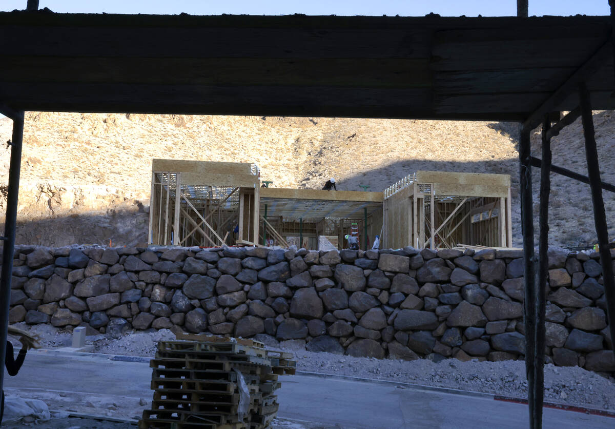 Construction is underway at the Ascaya community where the Canyon project, which will feature ...