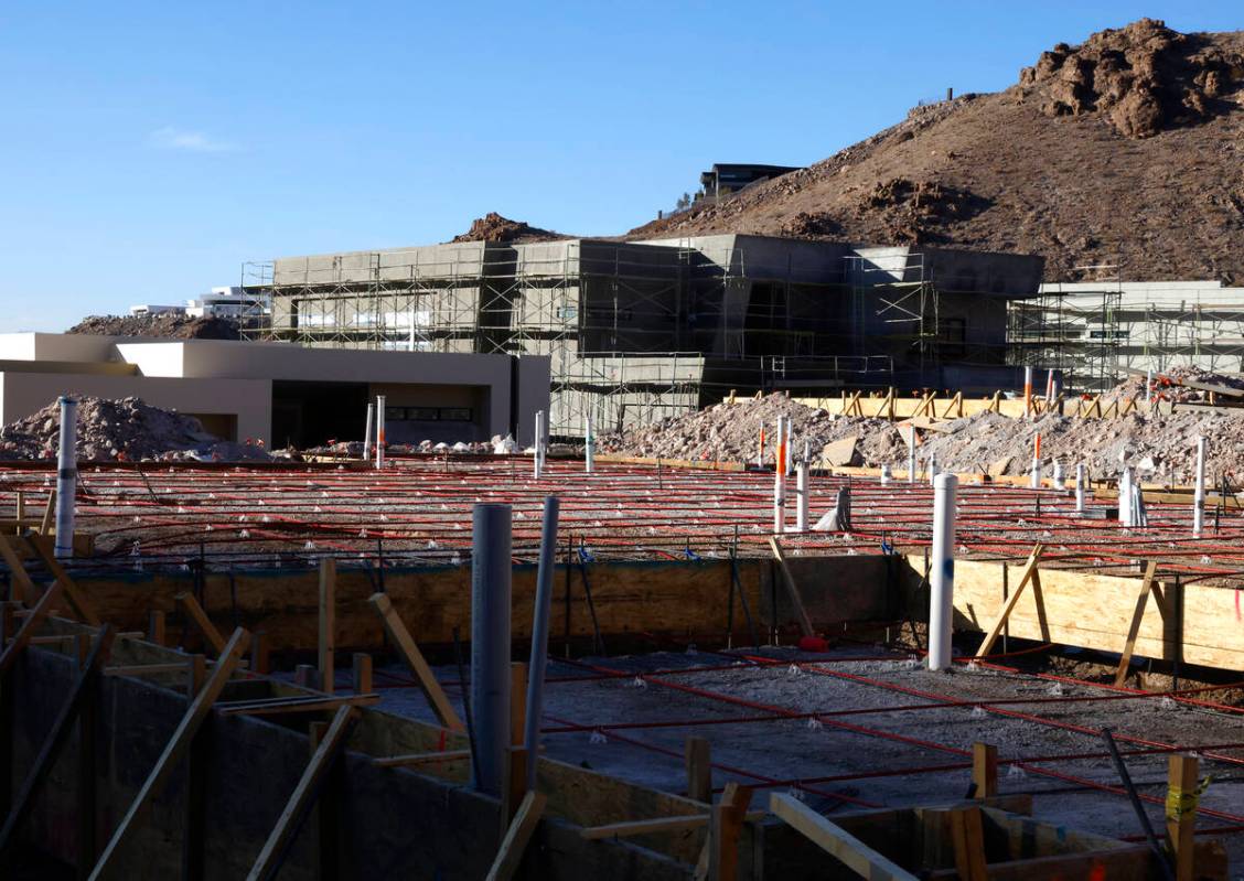 Construction is underway at the Ascaya community where the Canyon project, which will feature ...