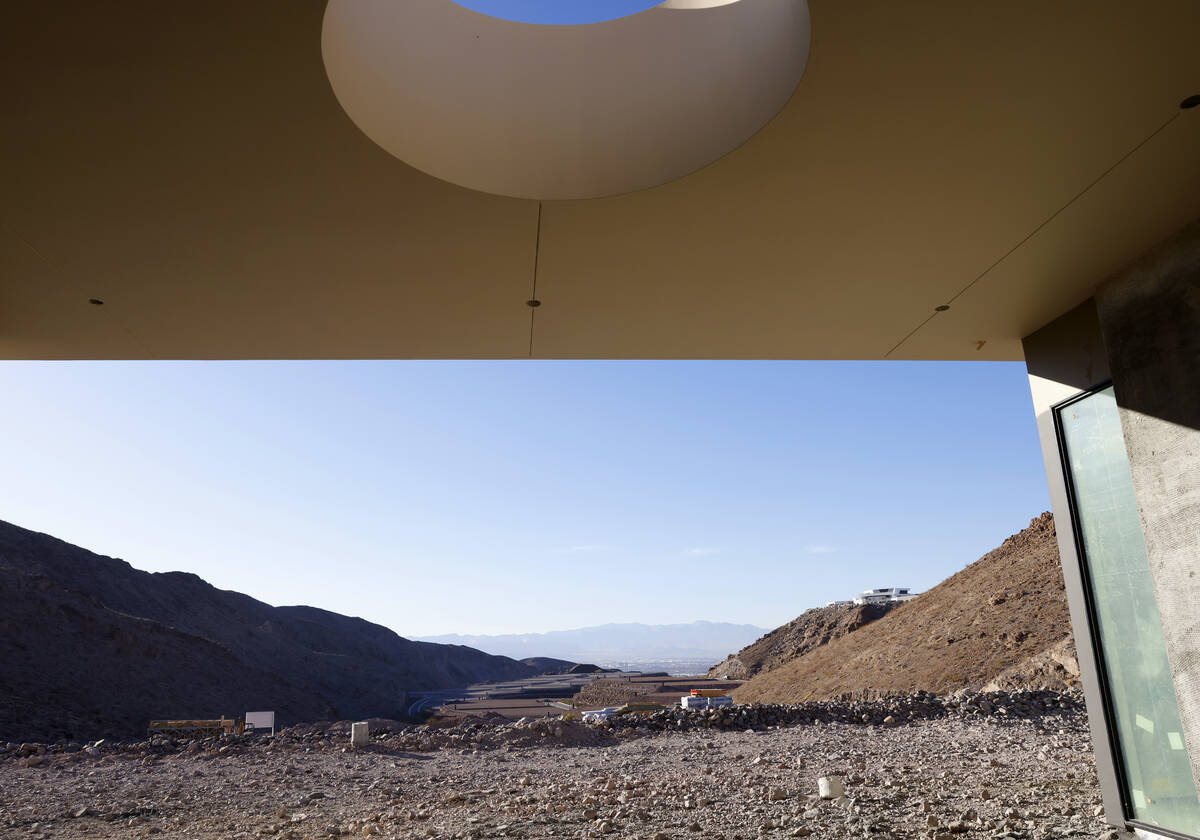 A view from one of horizontal condos under construction at the Ascaya community where the Canyo ...