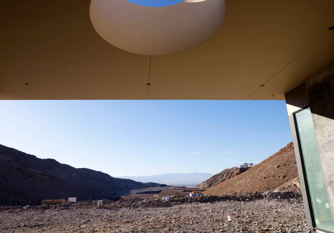 A view from one of horizontal condos under construction at the Ascaya community where the Canyo ...