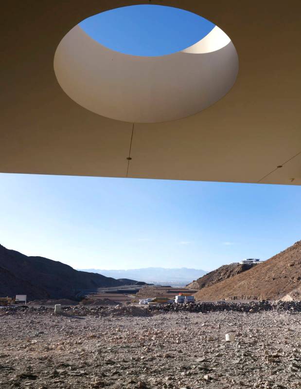 A view from one of horizontal condos under construction at the Ascaya community where the Canyo ...
