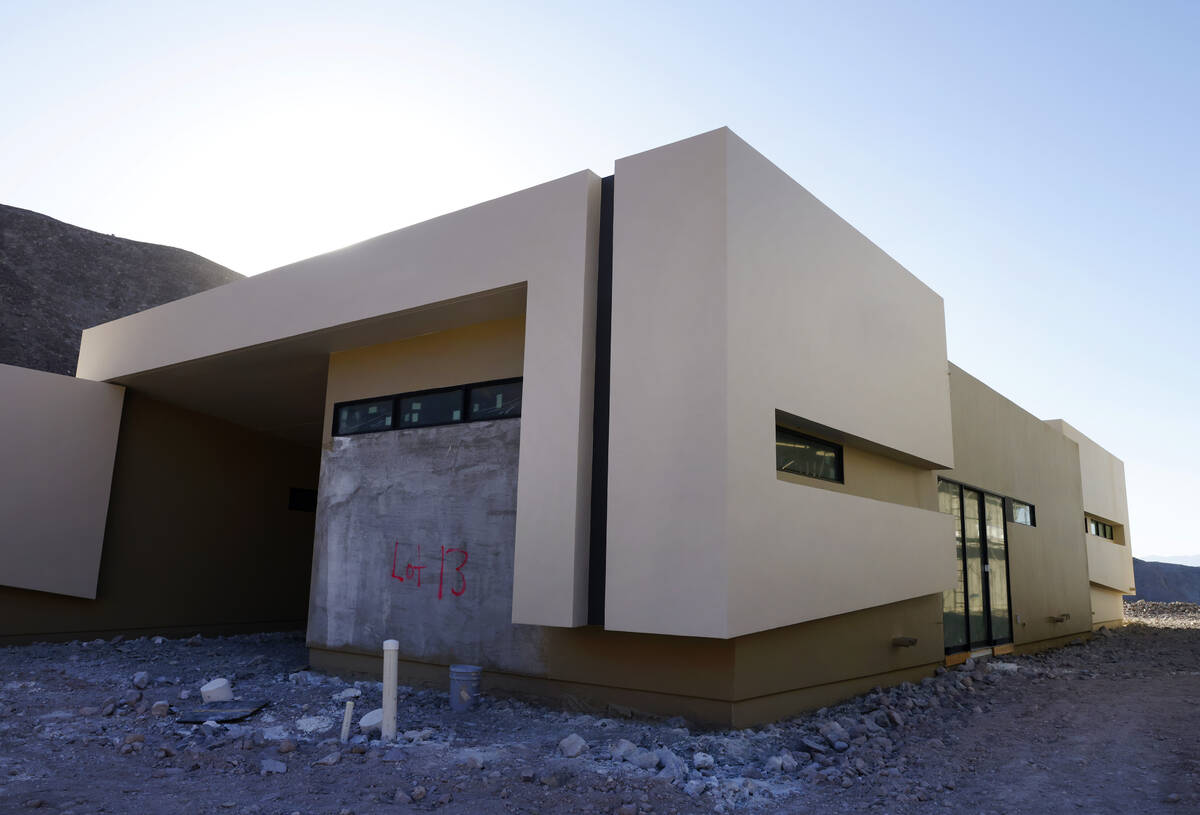 Construction is underway on one of horizontal condos at the Ascaya community, on Monday, Februa ...