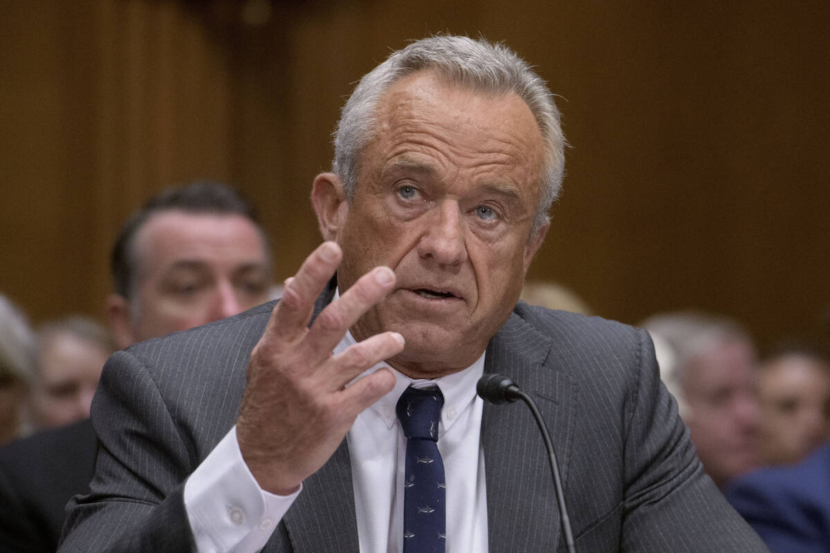 FILE - Robert F. Kennedy, Jr., President Trump's nominee to serve as Secretary of Health and Hu ...