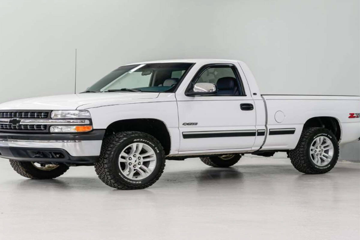 A vehicle identified as a 1999-2002 Chevrolet Silverado or GMC Sierra was involved in a hit-and ...