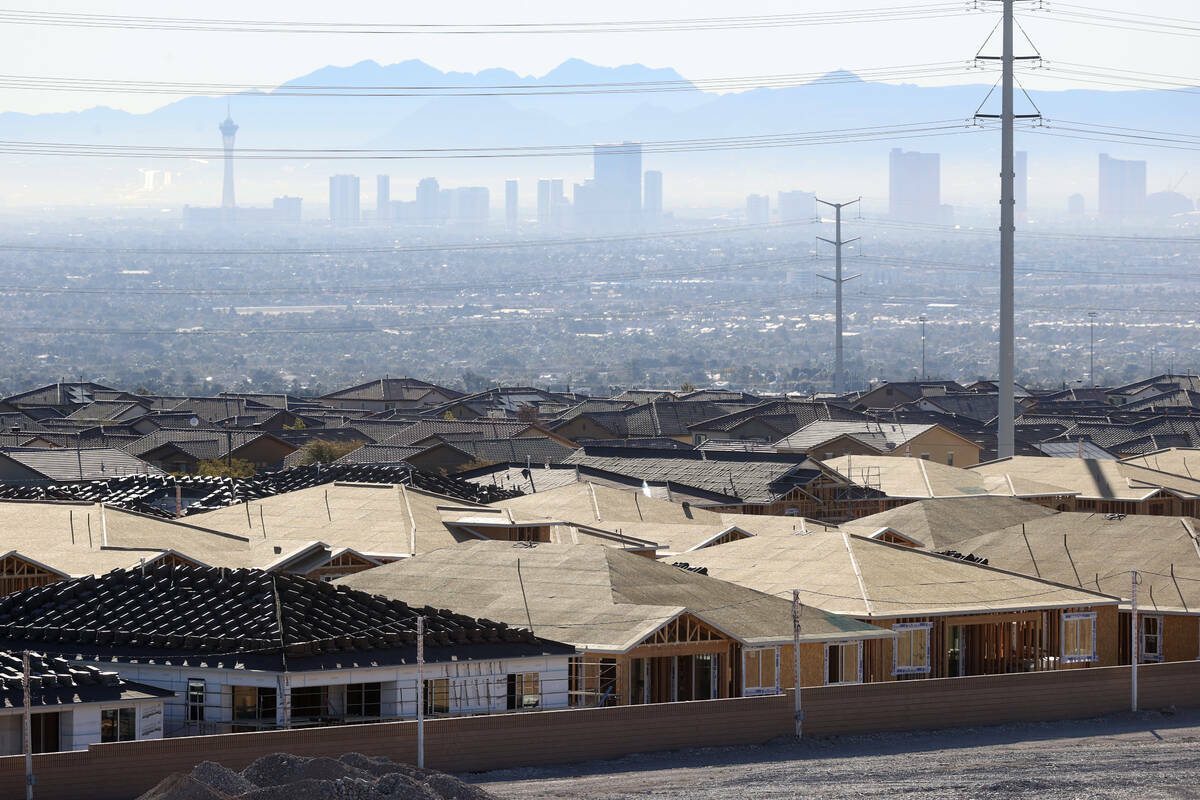 Skye Canyon in northwest Las Vegas, seen in 2022. (K.M. Cannon/Las Vegas Review-Journal)