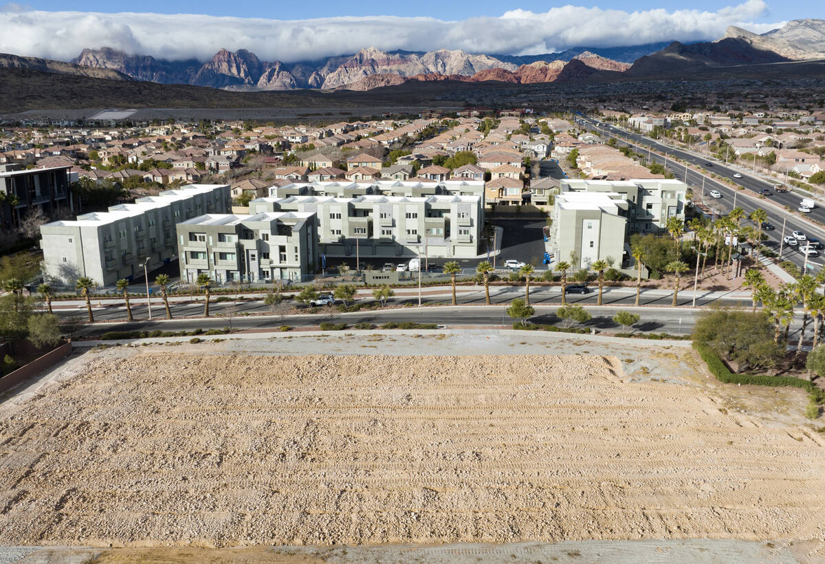 Land where homebuilder Toll Brothers plans to build a new condo complex is seen at the southeas ...