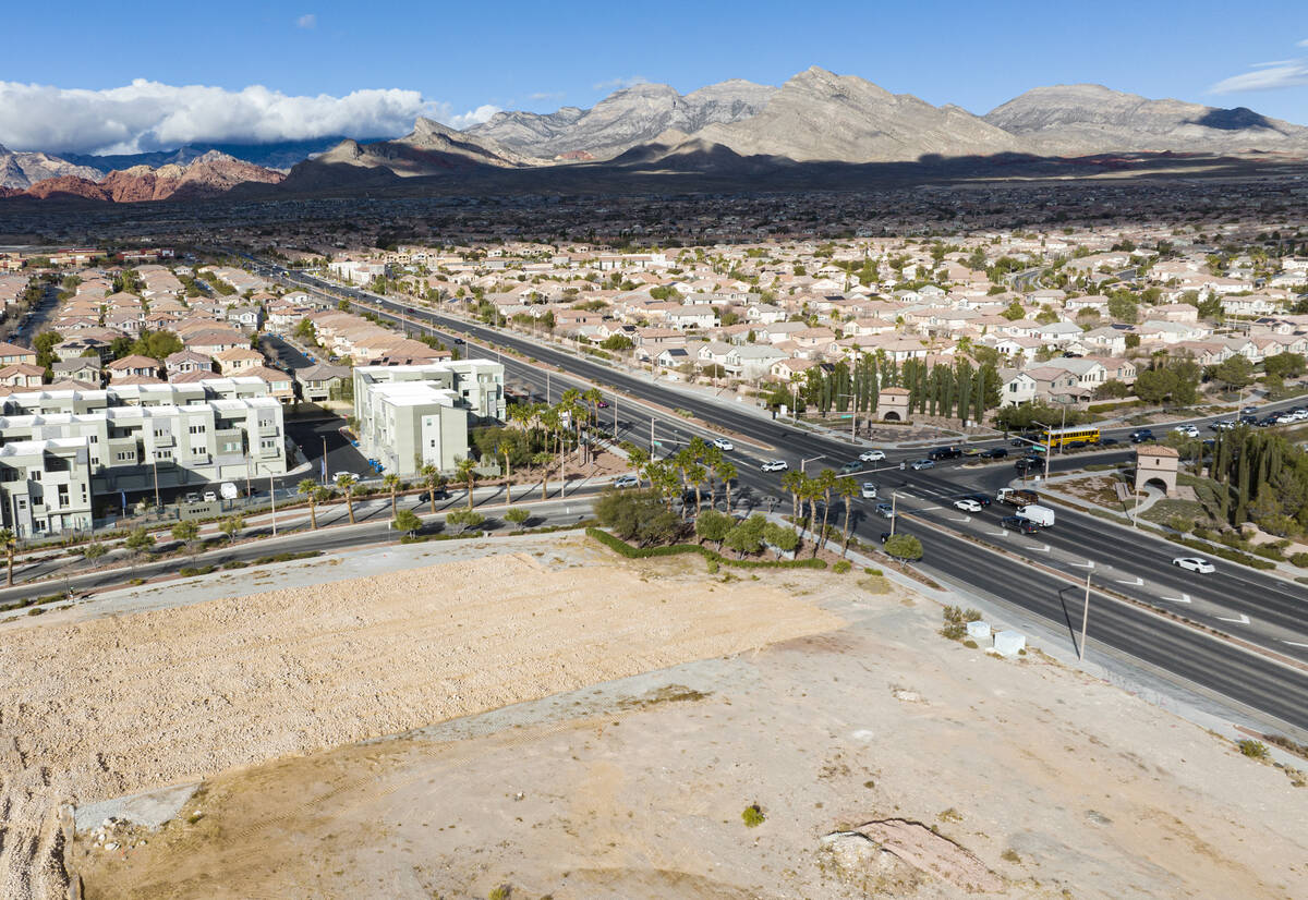 Land where homebuilder Toll Brothers plans to build a new condo complex is seen at the southeas ...